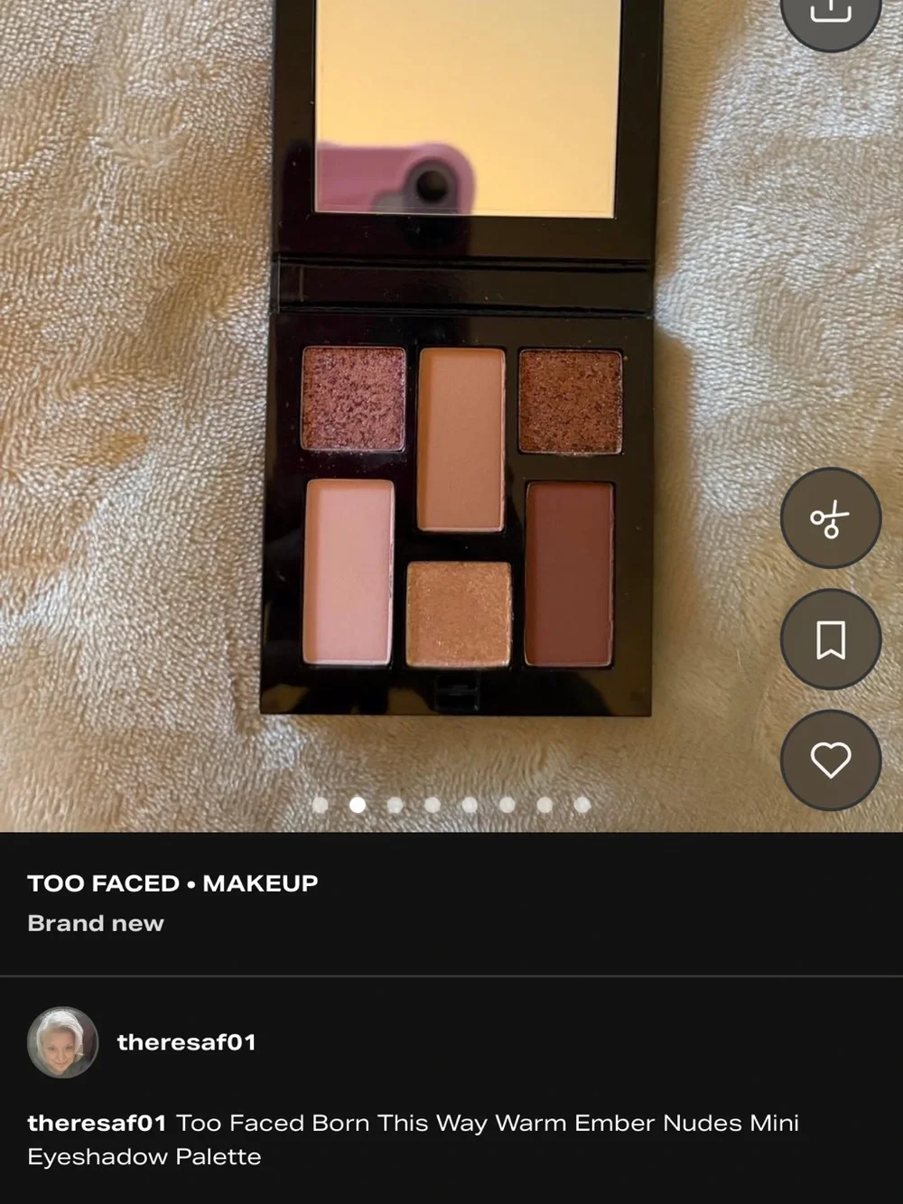 Too Faced Born This Way Warm Amber Nudes Mini Eyeshadow Palette
